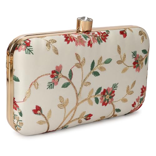 LONGING TO BUY Embroidered Clutch