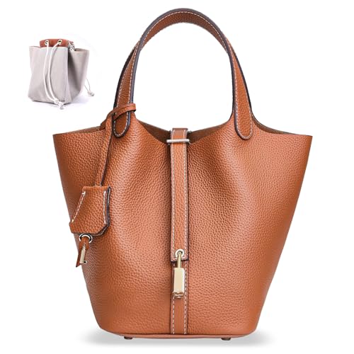 hedexe Leather Bucket Bag