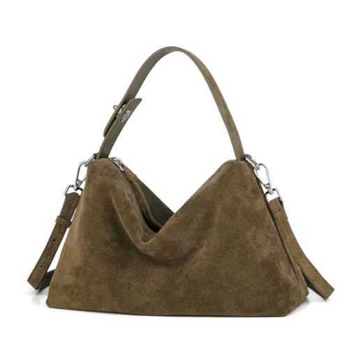 DONNAIN Suede Shoulder Bag