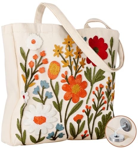 Miss Adola Embroidery Tote