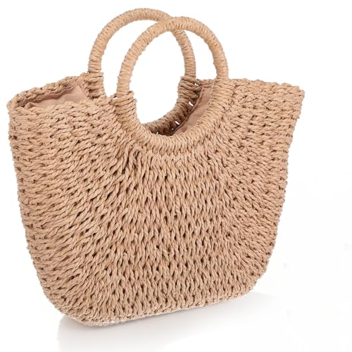 AojSup Straw Tote