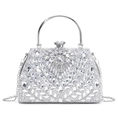 RNIEGA Rhinestone Clutch