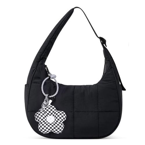 shoowyees Quilted Crescent Bag