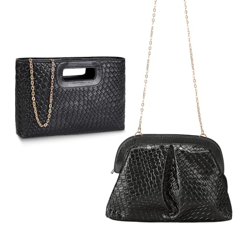 Garvee Woven Clutch Set