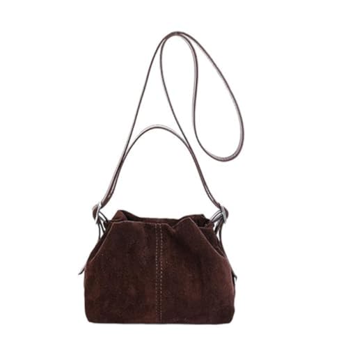 KeAiDMon Suede Bucket Bag