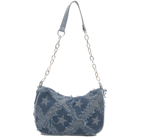 MJFSGYO Denim Shoulder Bag