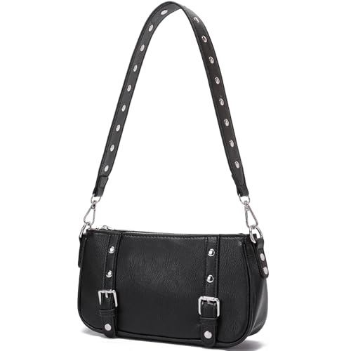 LACOMILA Studded Shoulder Bag
